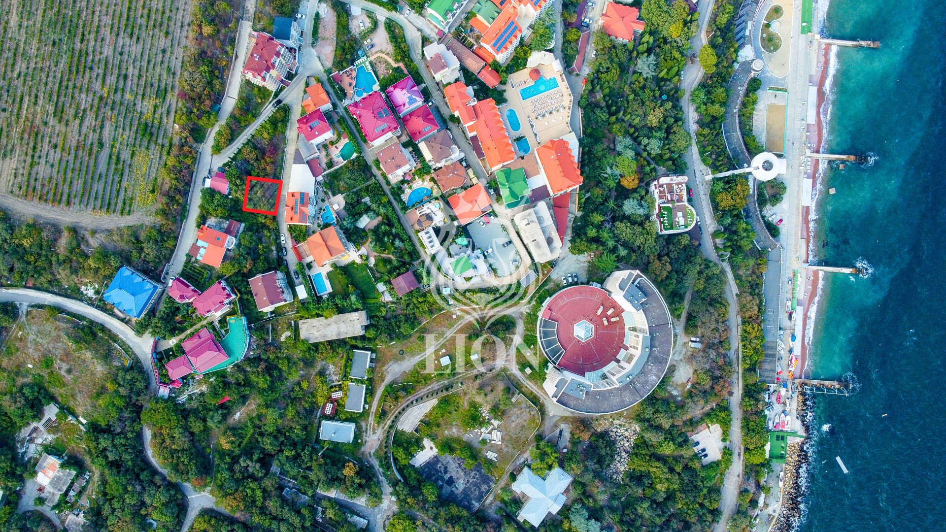 Участок 4 сот. Блокированная жилая застройка, Лазурное — фото 2