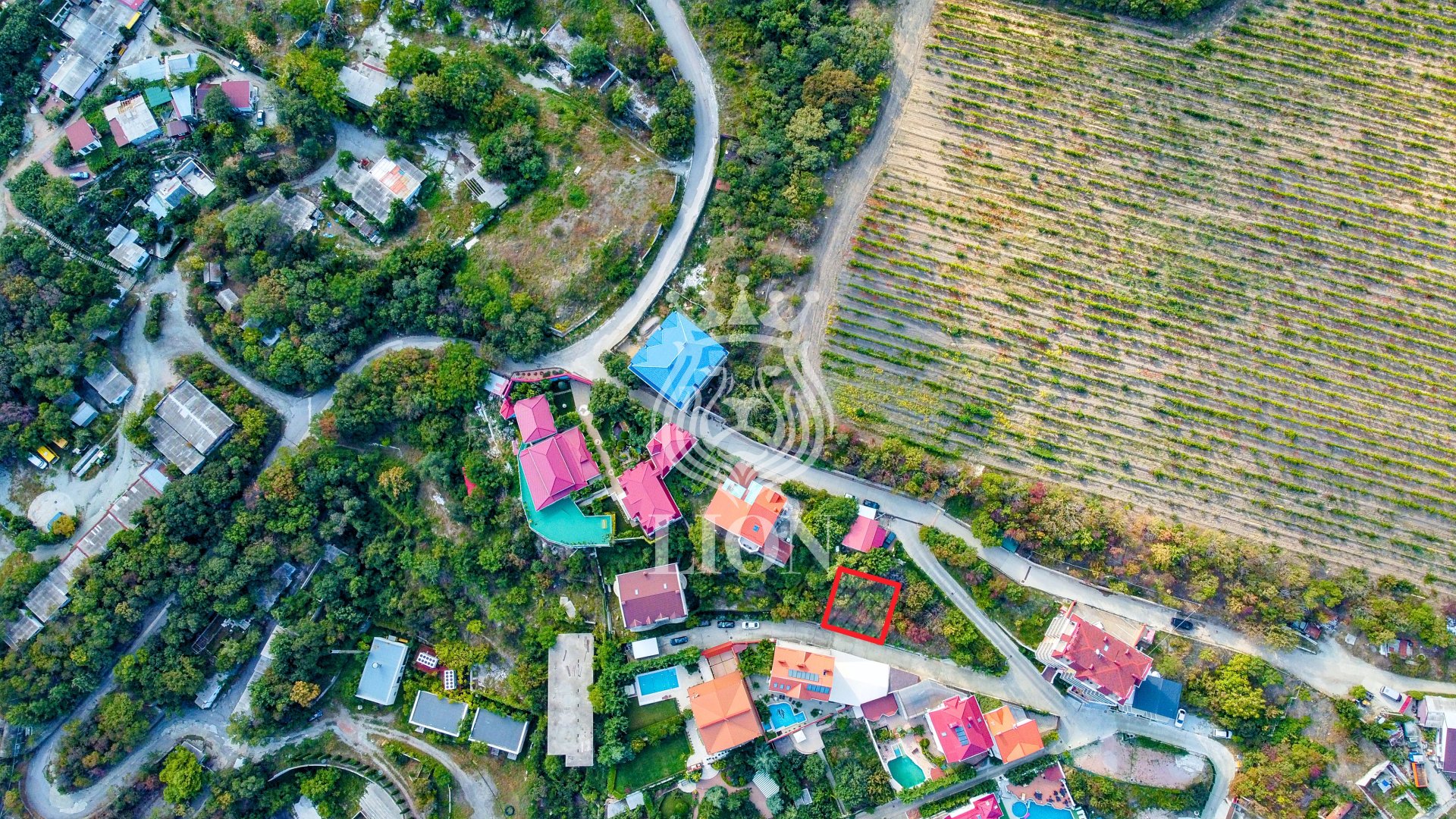 Участок 4 сот. Блокированная жилая застройка, Лазурное — фото 3