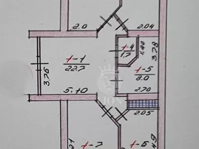 3-к квартира 118 м² 1/16 эт., Школьная — миниатюра 26