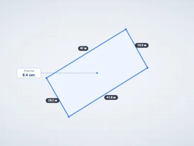 Участок 8.4 сот. СНТ, Добровский с/с — миниатюра 9