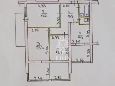 3-к квартира 90.8 м² 11/14 эт., 60 лет СССР — миниатюра 38