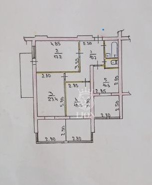 3-к квартира 90.8 м² 11/14 эт., 60 лет СССР — фото 38