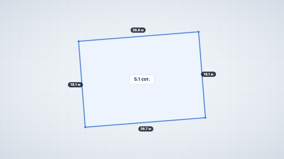 Участок 5.1 сот. ИЖС, Лучистое — фото 1