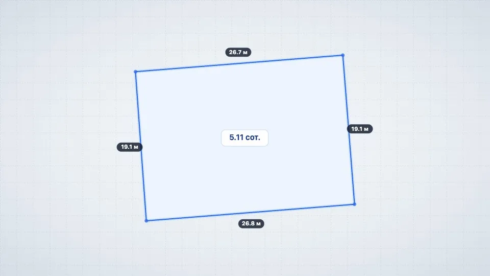 Участок 5.11 сот. ИЖС, Лучистое