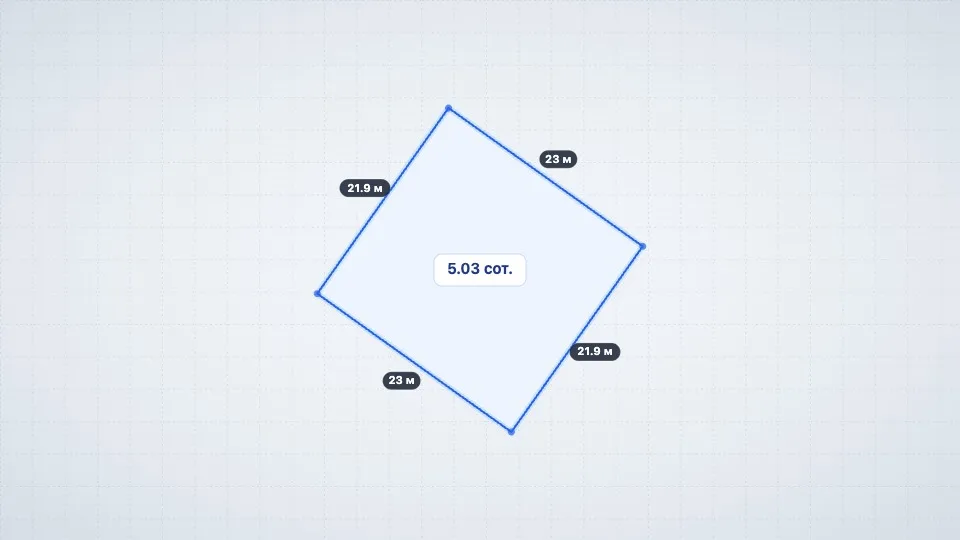 Участок 5.04 сот. ИЖС, Лучистое