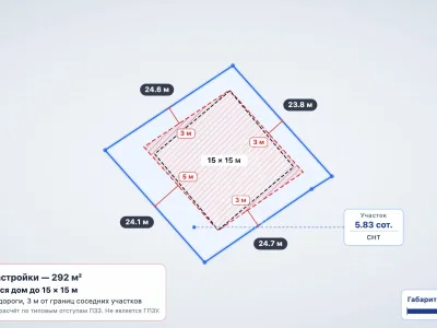 Участок 5.83 сот. СНТ, СНТ Каменское — миниатюра 10