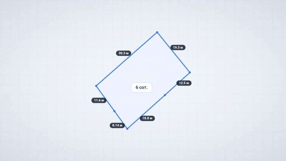 Участок 12 сот. ЛПХ, Семидворье — фото 2