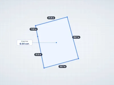 Участок 6.54 сот. ИЖС, Семидворье — миниатюра 2
