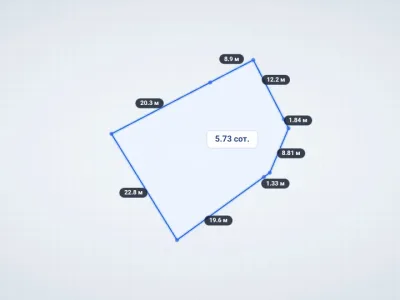 Участок 5.73 сот. ИЖС, Семидворье — миниатюра 3