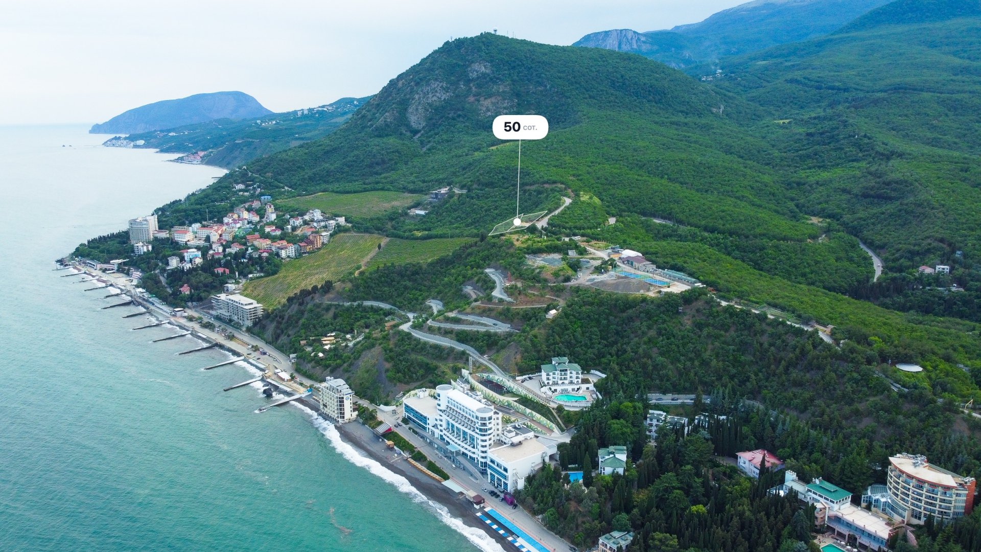 Участок 50 сот. ИЖС, Лазурное — фото 2