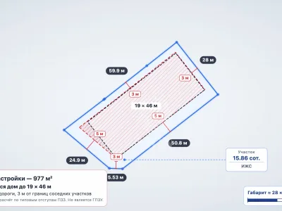Участок 15.86 сот. ИЖС, Лучистое — миниатюра 12